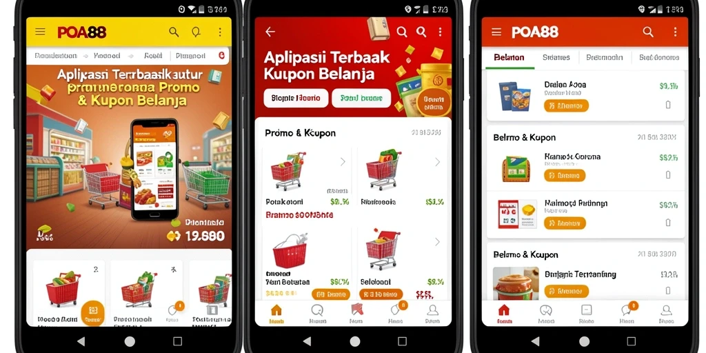 Antarmuka aplikasi POA88 yang sederhana dan efektif.