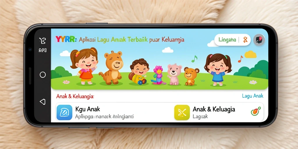 Antarmuka aplikasi YYRR yang menarik dan mudah digunakan.